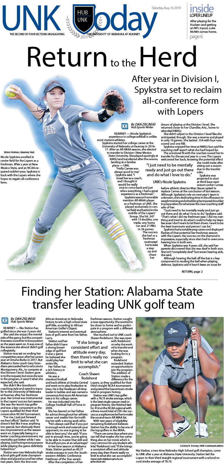 This story was published in the Hub's UNK Today: Loper Lineup special section.